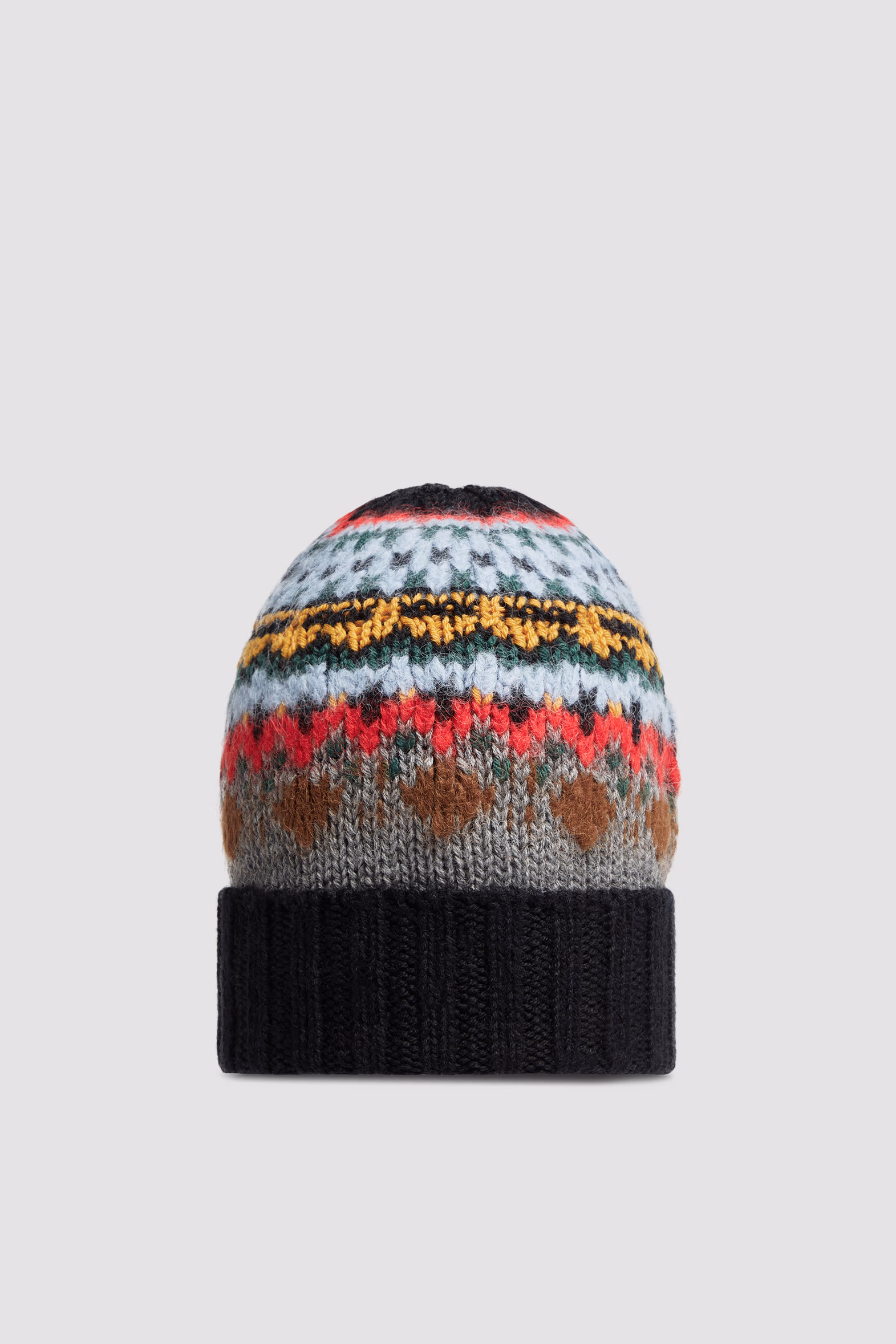 Gorro de lana, mohair y alpaca Hombre Multicolor Moncler 4